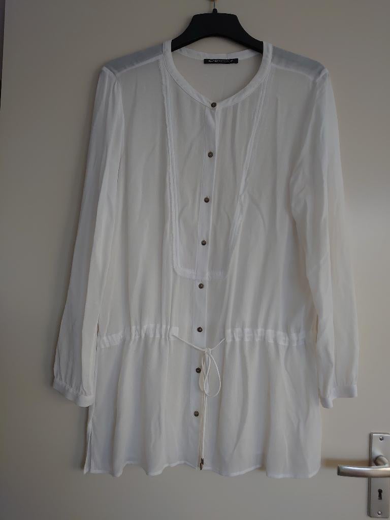 tuniek blouse Expresso maat 42, Wit, Maat 42/44 (L), Zo goed als nieuw, Verzenden