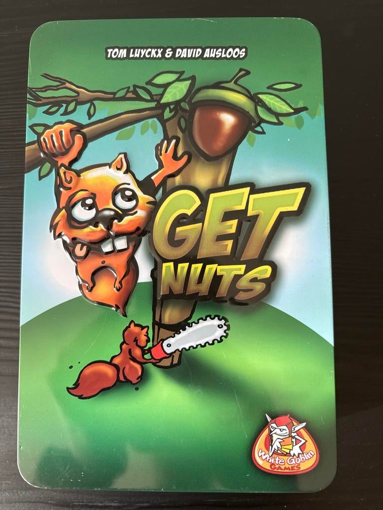 Get Nuts Spel - nieuw, Hobby en Vrije tijd, Gezelschapsspellen | Overige, Nieuw, Drie of vier spelers, Vijf spelers of meer, Ophalen of Verzenden