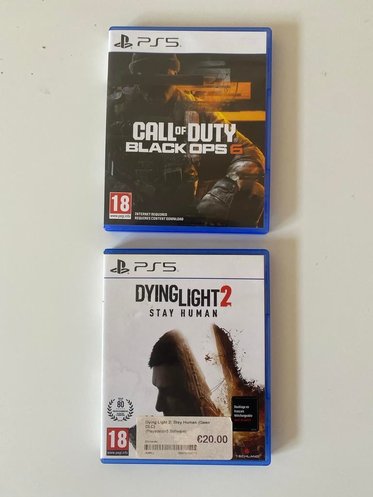 Call of Duty Black Ops 6 en Dying Light 2 PS5 games, Ophalen, Gebruikt
