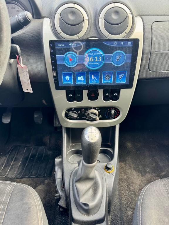 Dacia SANDERO 1.2 Blacklineb AIRCO NAVI NAP APK HANDEL PRIJS, Voorwielaandrijving, Euro 5, Gebruikt, 31 €/maand