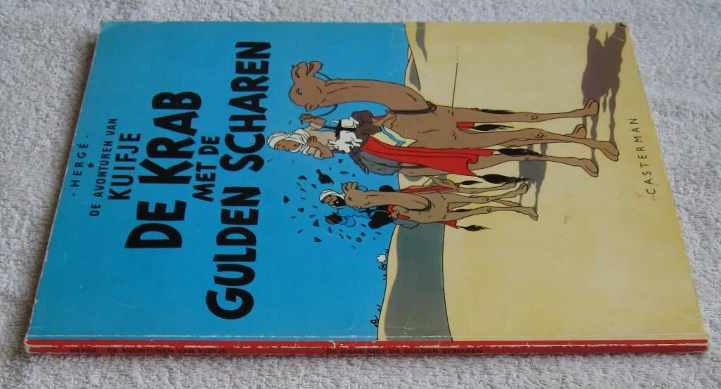 4x Kuifje stripboek (van Hergé), Meerdere stripboeken, Ophalen of Verzenden, Gelezen, Hergé