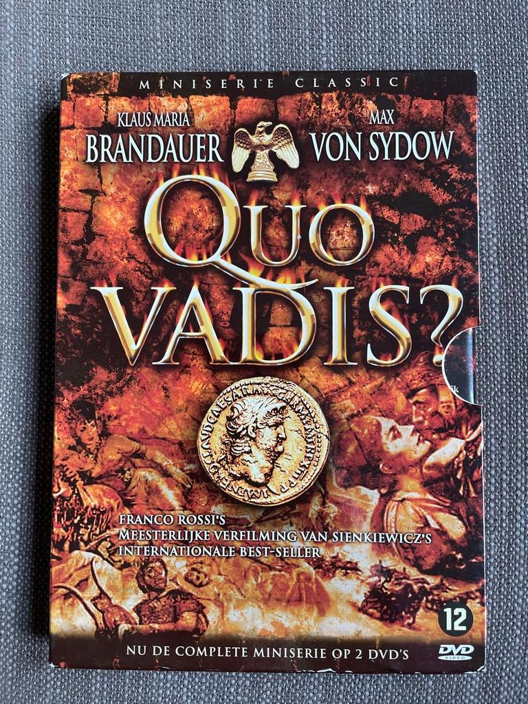 Quo Vadis? Miniserie Classic - 2 dvd-box, Vanaf 12 jaar, Ophalen of Verzenden, Zo goed als nieuw, Historisch of Kostuumdrama
