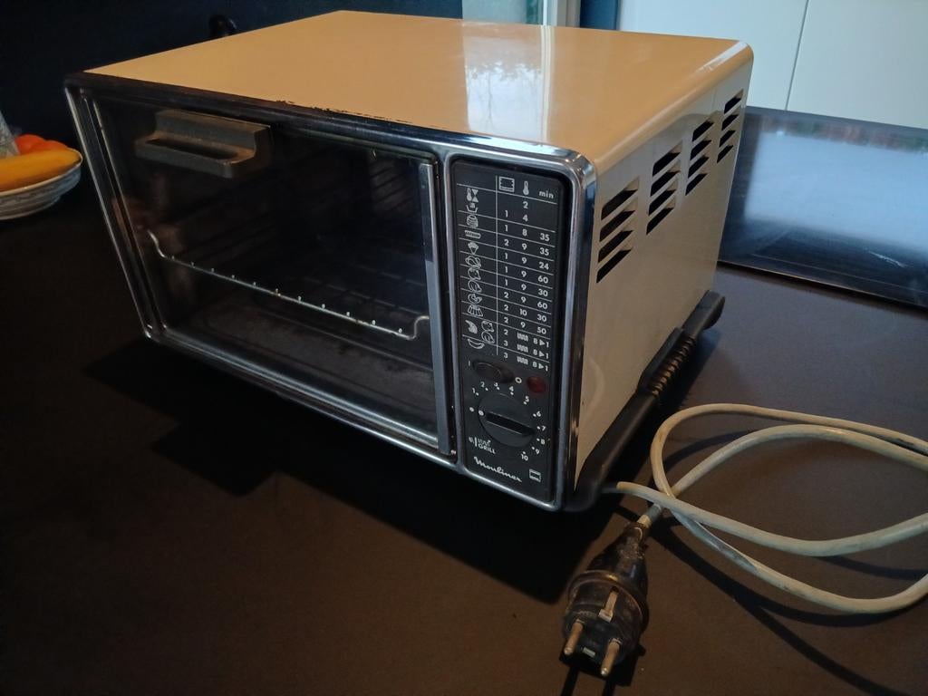 Moulinex camping oven met grillfunctie - 1200W, Witgoed en Apparatuur, Ovens, Minder dan 45 cm, Gebruikt, Ophalen of Verzenden