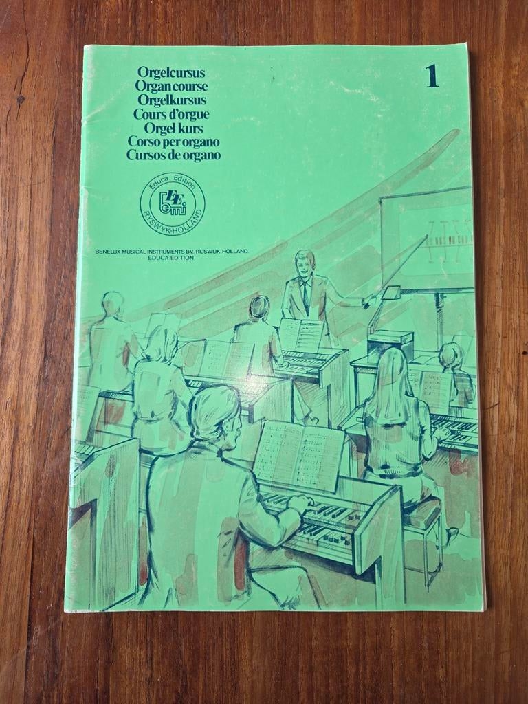 Orgelcursus muziek Boek 1 - Leer orgel spelen, Ophalen of Verzenden, Gebruikt, Les of Cursus, Orgel