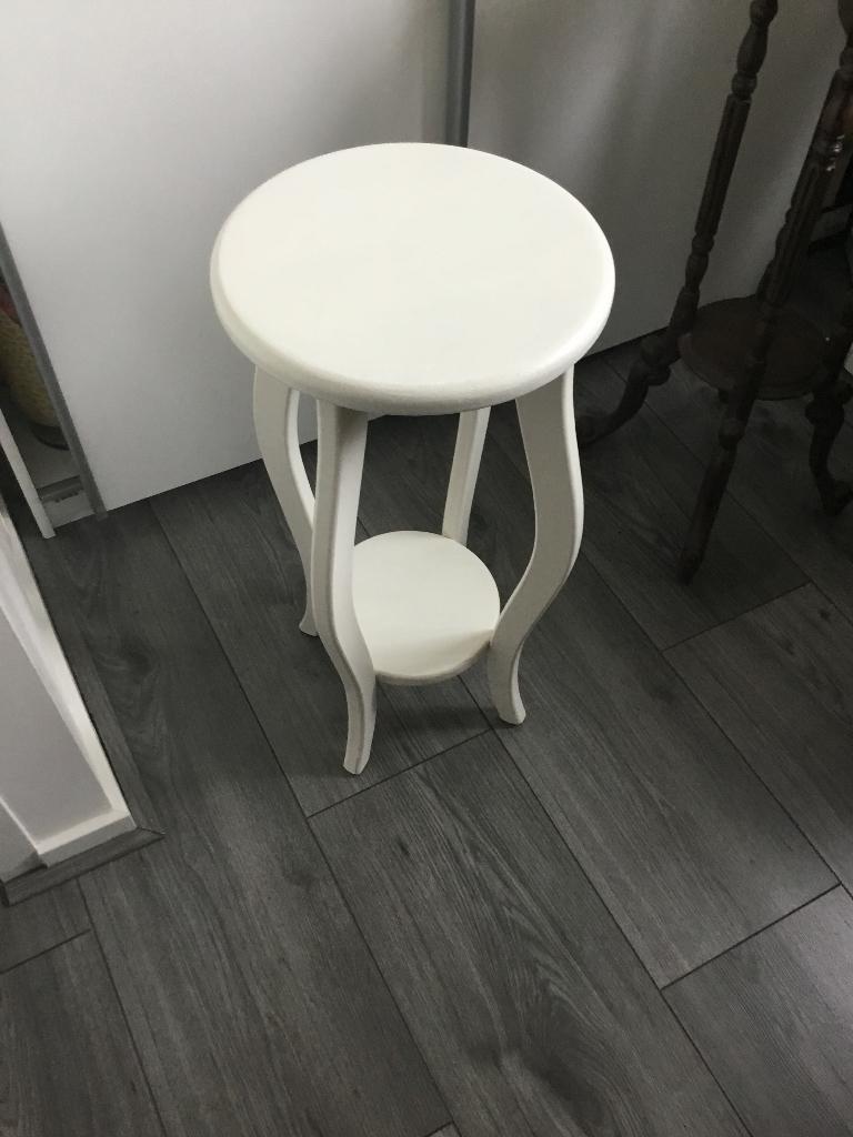 Plantentafel, Huis en Inrichting, Tafels | Bijzettafels, Ophalen, Minder dan 55 cm, Rond, Zo goed als nieuw
