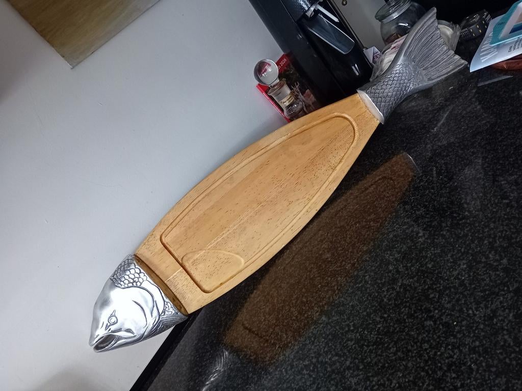 Unieke Visplank / Serveerplank, Huis en Inrichting, Ophalen of Verzenden, Nieuw