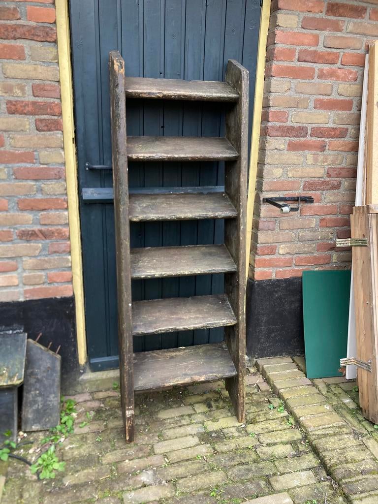 Stevige houten trap - 155x55 cm, Ophalen, Gebruikt, Trap, Minder dan 2 meter