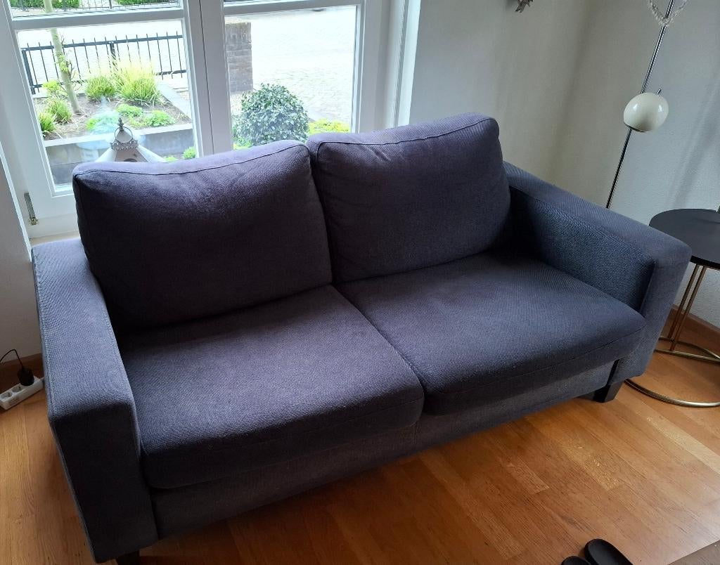 tweezitsbank met twee bijpassende stoelen, Ophalen, Gebruikt, 150 tot 200 cm, Tweepersoons