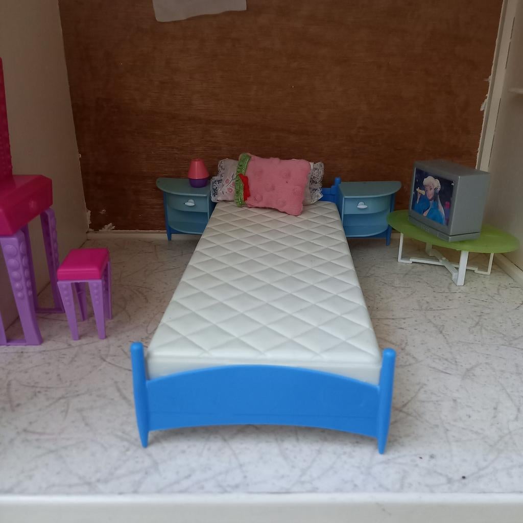 Barbie Slaapkamer Set - Compleet met Meubels en Accessoires, Ophalen of Verzenden, Gebruikt, Meisje