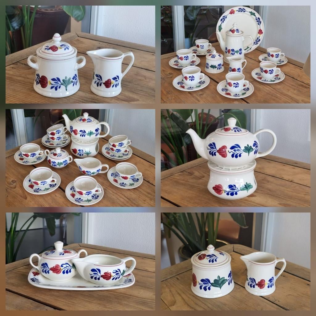 I❤️Boerenbont met Boerenbont aan de koffie of thee, Verzenden, Overige typen, Zo goed als nieuw, Aardewerk