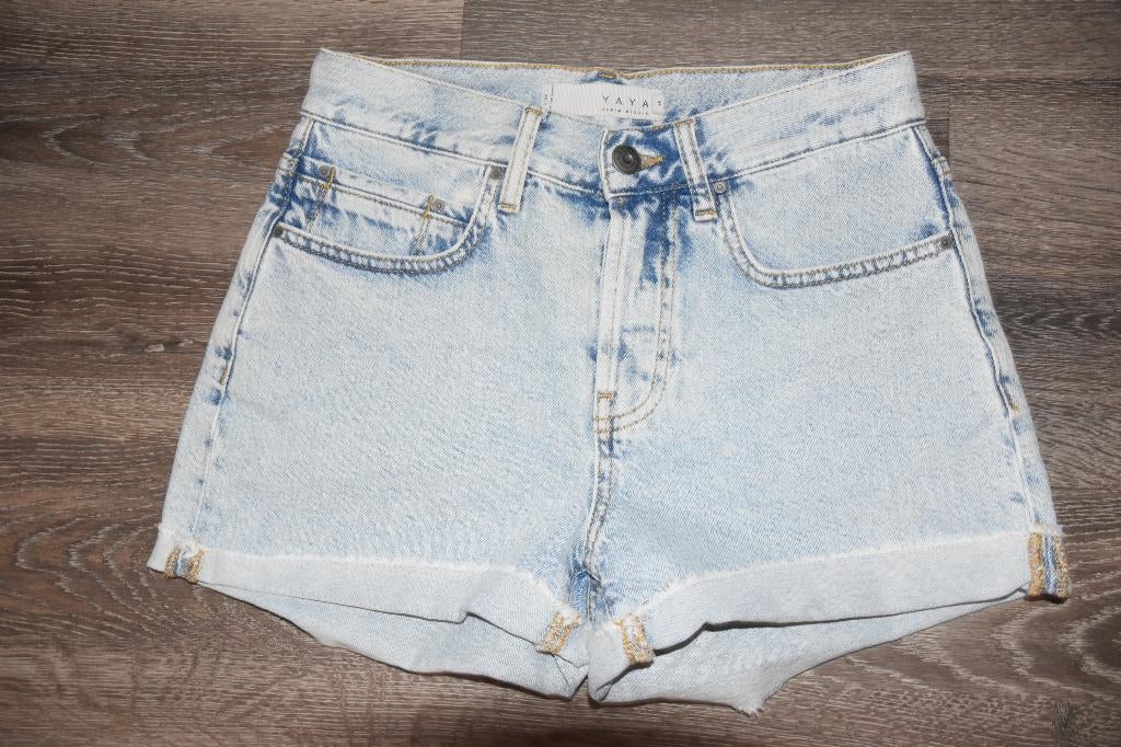 Leuke spijkershort van Yaya, Blauw, Ophalen of Verzenden, Zo goed als nieuw, Yaya