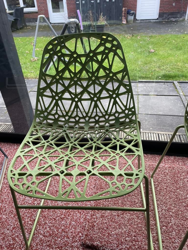 Crassevig Design stoel (2), Ophalen, Zo goed als nieuw, Kunststof