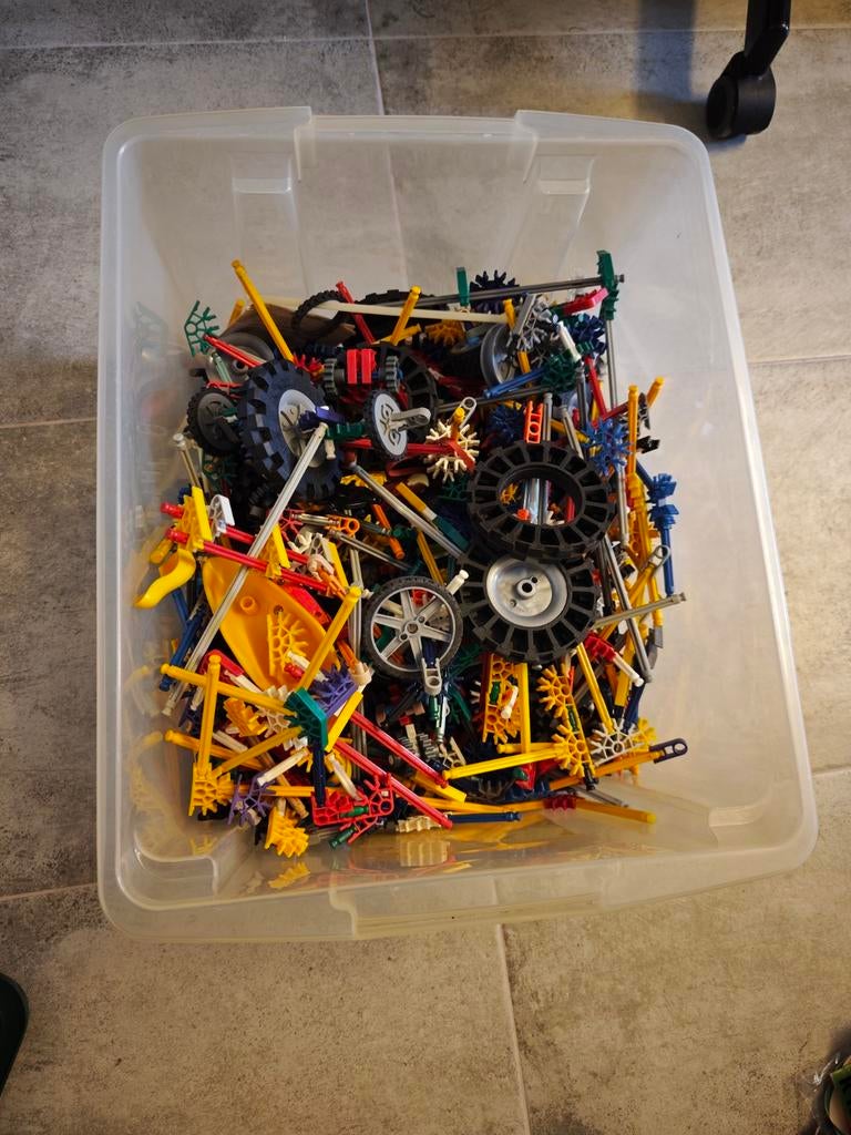 Grote doos K'nex inclusief boekjes, Ophalen of Verzenden, K'nex