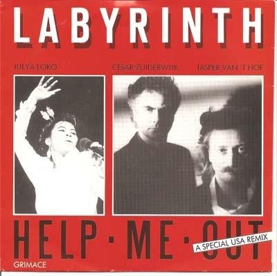 Cesar Zuiderwijk / Labyrinth - Help Me Out (ps) 7", 7 inch, Single, Ophalen of Verzenden, Zo goed als nieuw