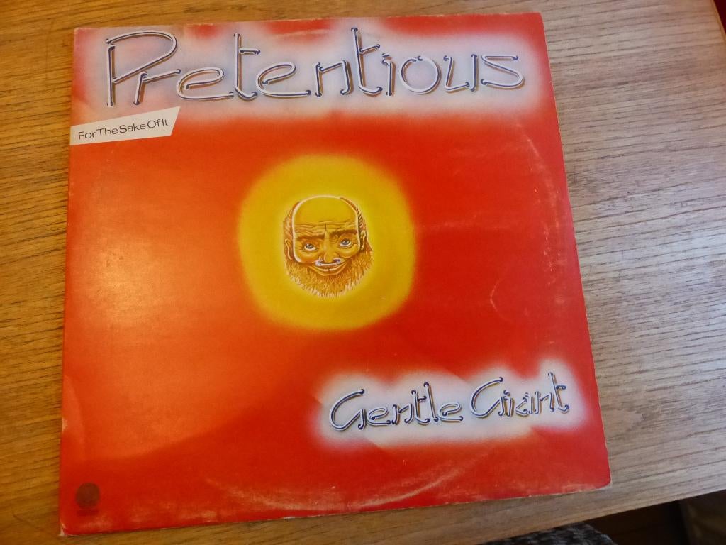 Gentle Giant – Pretentious ( UK press,1977,Compilation), Ophalen of Verzenden, Gebruikt, 12 inch, Progressive