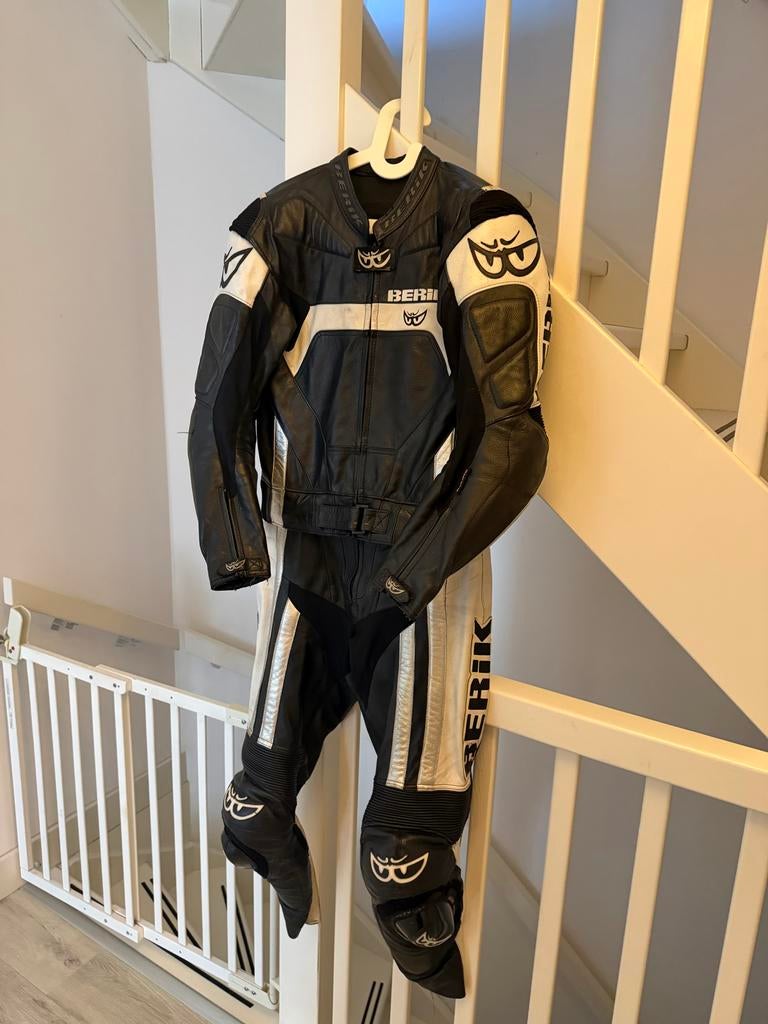 Berik Racing Performance 2-delig leren combipak, maat 52, Motoren, Kleding | Motorkleding, Ophalen of Verzenden, Tweedehands, Heren