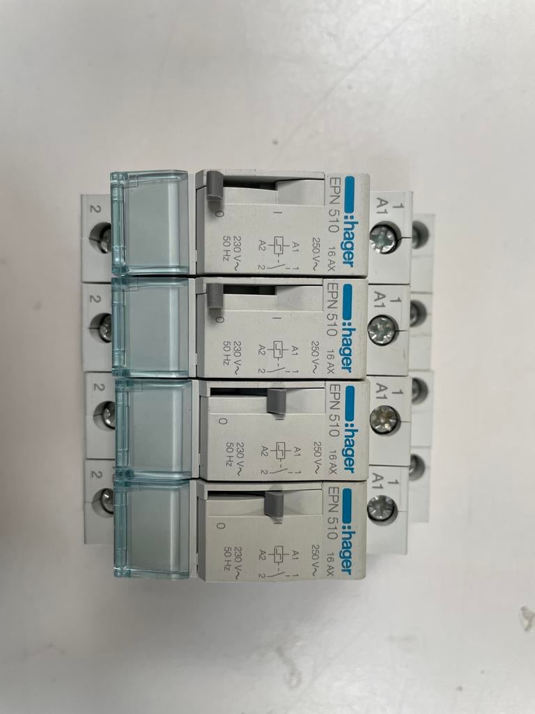 4x Hager EPN510 Installatierealis nieuw, Ophalen of Verzenden, Nieuw, Overige typen