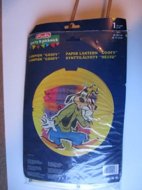 Disney Goofy lampion, Ophalen of Verzenden, Goofy of Pluto, Nieuw, Beeldje of Figuurtje
