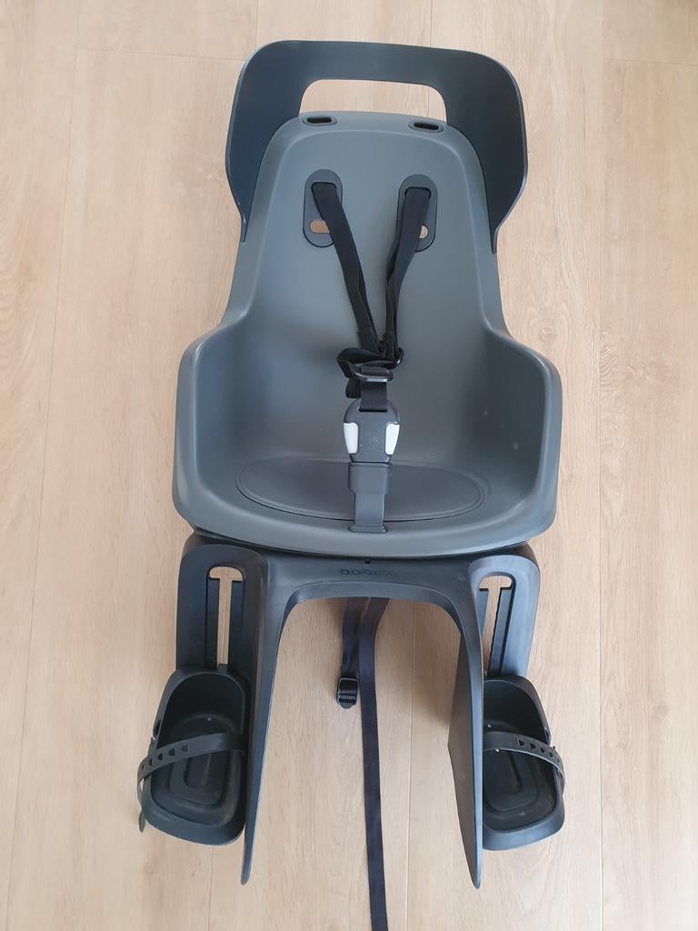 Bobike Go Maxi Fietszitje Achter - Zwart, Ophalen, Achterzitje, 9 t/m 18 kg, Bobike