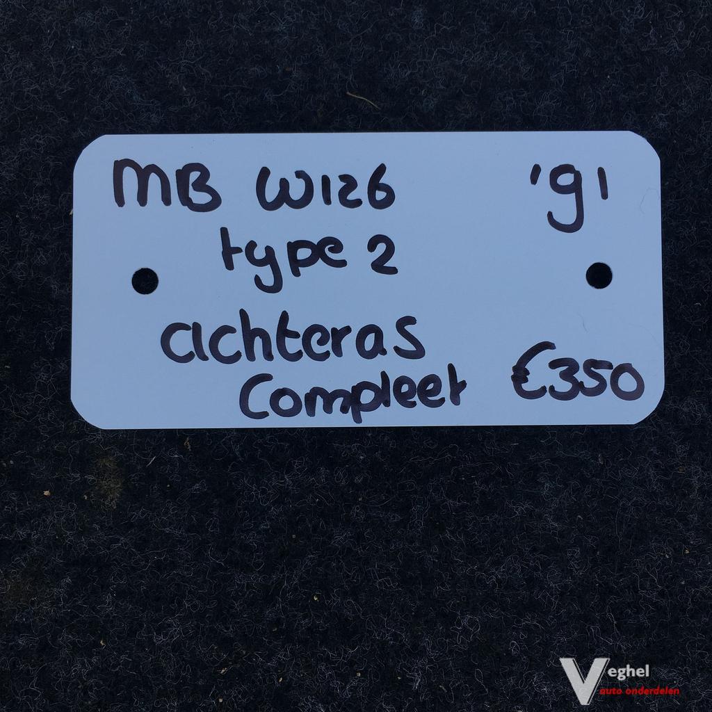 Mercedes W126 3.0 Benzine 1991   Type 2  Achteras