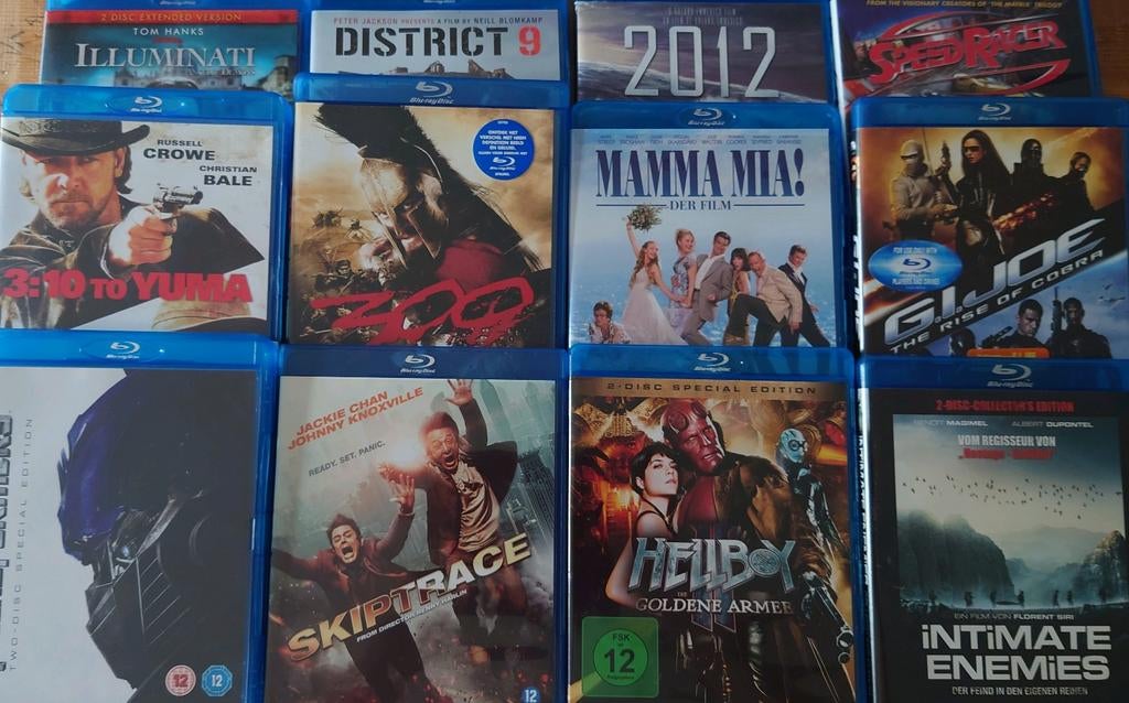 12 Blu-Ray disc diverse genres pst te koop, Ophalen of Verzenden, Gebruikt, Overige genres