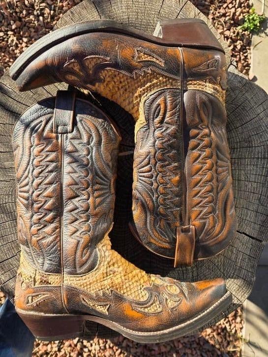 Mayura python boots mt 44. Cowboy western laarzen, Kleding | Heren, Schoenen, Ophalen of Verzenden, Bruin, Boots