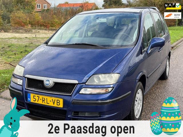 Fiat Ulysse 2.0-16V Dynamic 7 Persoons! Airco Electric pakke, Voorwielaandrijving, Gebruikt, 4 cilinders, Blauw