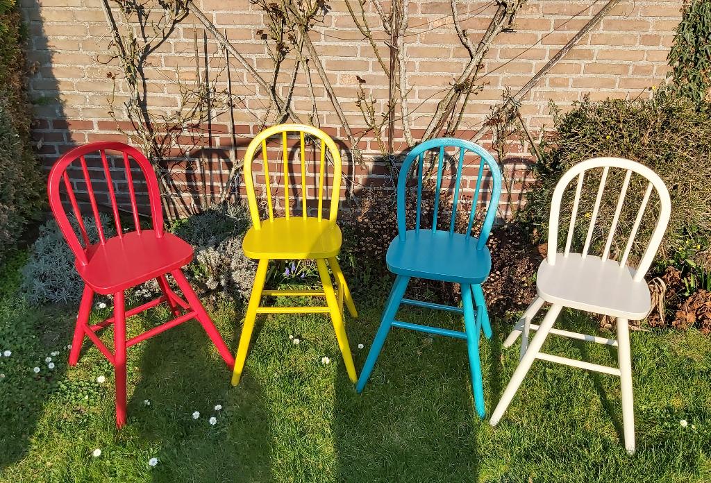 Peuter / Kleuter stoel - 50cm zithoogte, Ophalen, Gebruikt, Overige typen, Aanschuifbaar