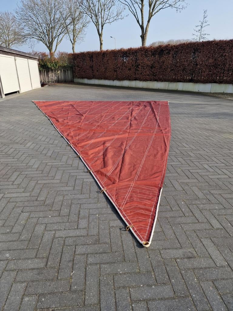 Fok voor platbodem, Watersport en Boten, 6 meter of meer, Zo goed als nieuw, Genua of Fok, Ophalen