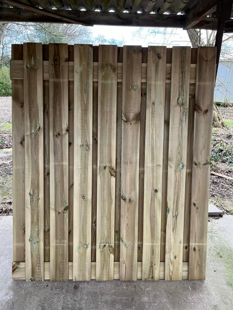 Houten Schuttingdeel  type Enschede- nieuw!, Tuin en Terras, Ophalen, 1 tot 2 meter, Minder dan 3 meter, Nieuw