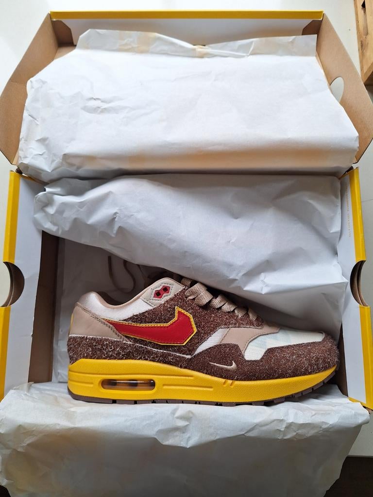 Nieuwe Nike Air Max 1 Swoosh Low Poly Big Head Origins, Kleding | Heren, Schoenen, Ophalen of Verzenden