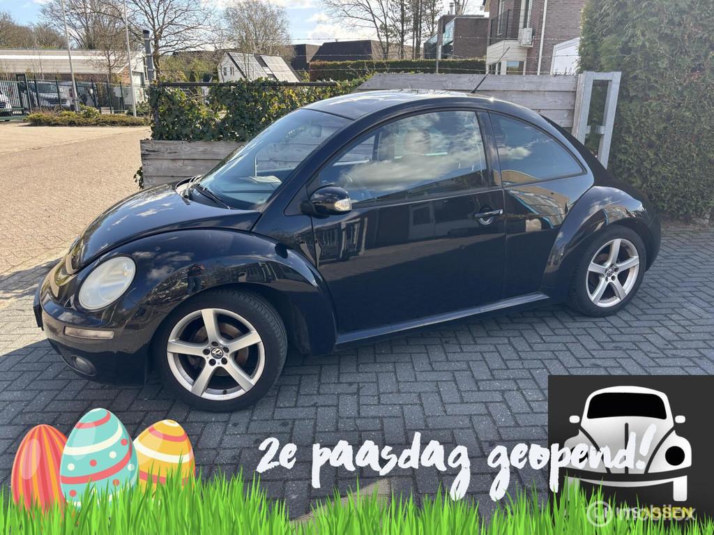 Volkswagen New Beetle 1.6 Trendline, Schuif/kanteldak, Gebruikt, Beetle (Kever), 4 cilinders, Zwart