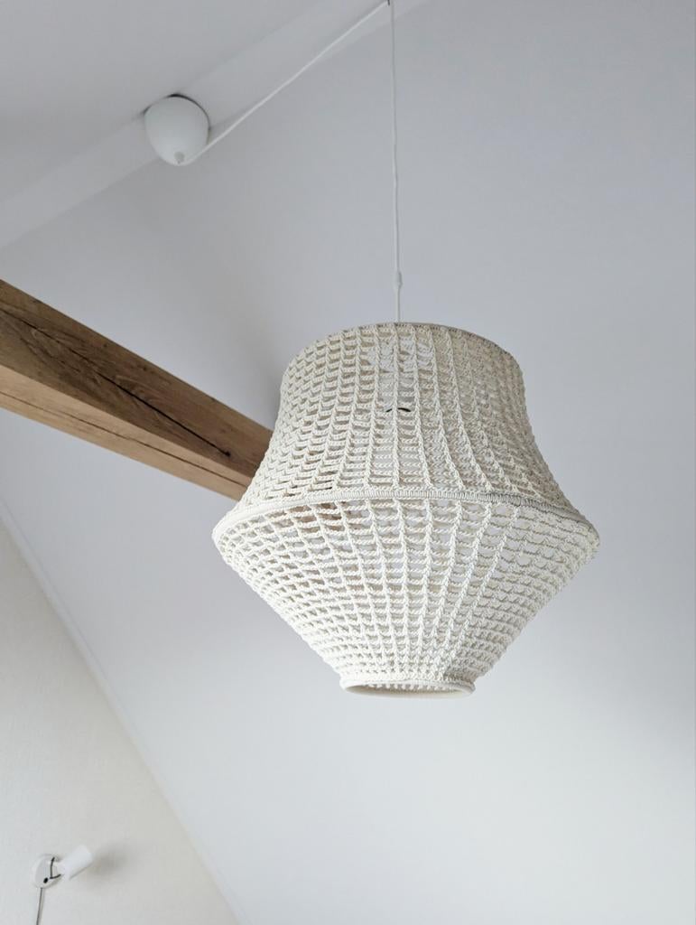 Piet Hein Eek IKEA INDUSTRIELL gehaakte hanglamp, Ophalen of Verzenden, Zo goed als nieuw, Overige materialen, Minder dan 50 cm
