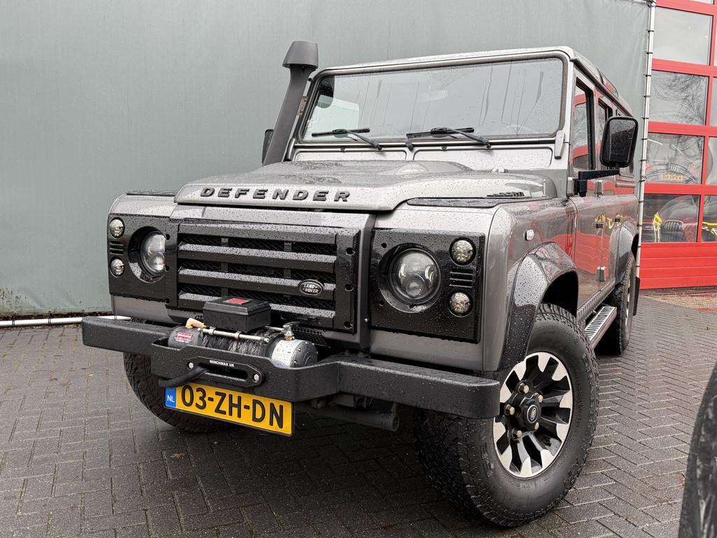 Land Rover Defender BWJ 2008 2.4 123 PK TD 110 SW 7-PERSOONS, Auto's, Land Rover, Bedrijf, Te koop, 4x4, ABS, Airconditioning