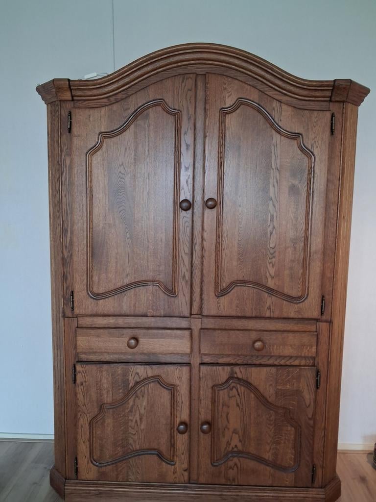 Massief eikenhouten kast - Goede staat, Ophalen, Gebruikt