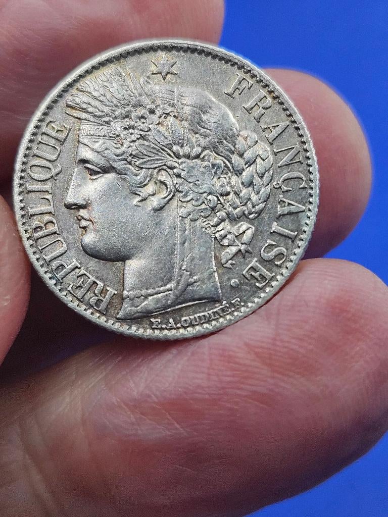 (1982) FRANCE  CERES  1 FRANC 1872, Ophalen of Verzenden, Frankrijk, Losse munt, Goud