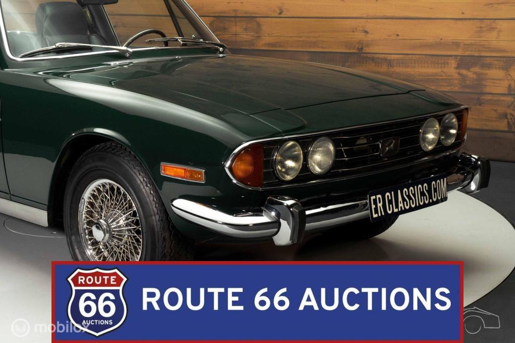 Triumph Stag | 1971 | Route 66 Auctions, Auto's, Oldtimers, Overige carrosserieën, Triumph, Zwart, Bedrijf