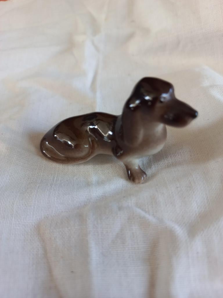 Vintage teckel, Ophalen of Verzenden