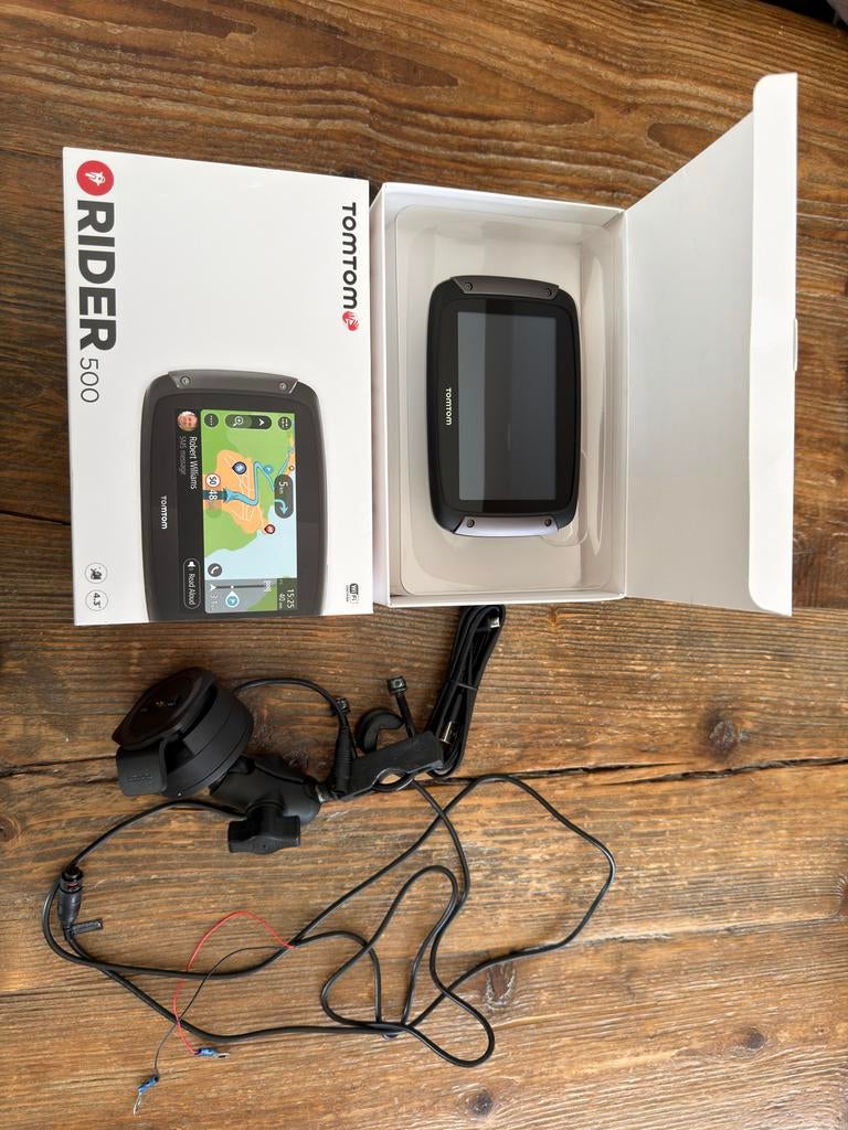 TomTom Rider 500 motorfiets navigatiesysteem, Ophalen of Verzenden, Zo goed als nieuw