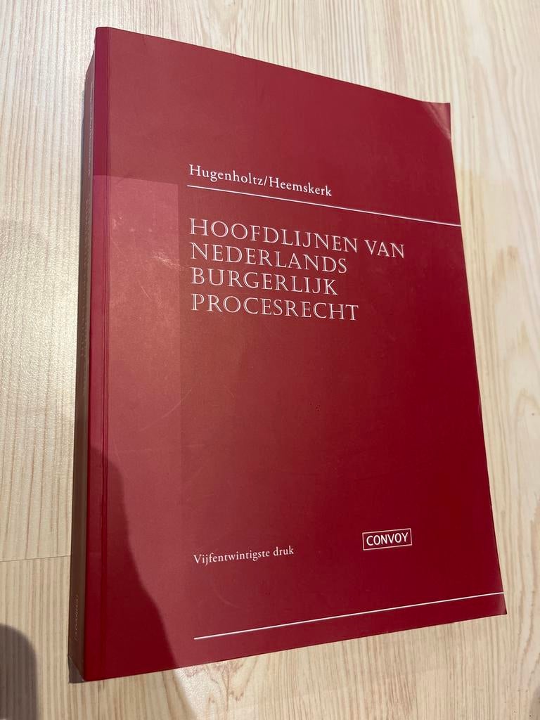 Hoofdlijnen Nederlands Burgerlijk Procesrecht, Ophalen of Verzenden, Gamma, Gelezen, WO