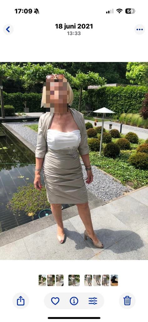 Bruidskleding moeder vd Bruid, Ophalen of Verzenden, Zo goed als nieuw, Maat 38/40 (M), Overige typen