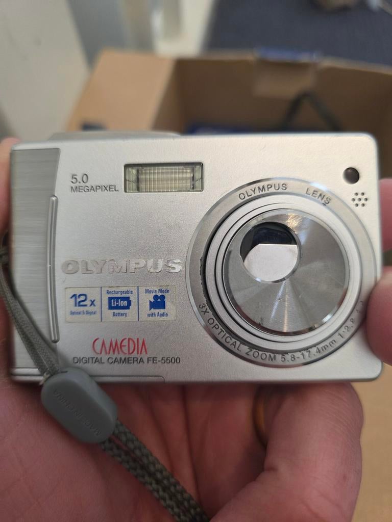 Olympus CAMEDIA FE-5500 digitale camera, Ophalen of Verzenden, Olympus