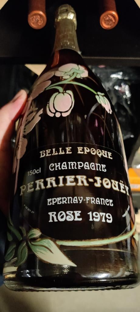 1979 Perrier Jouet Rose Magnum, Frankrijk, Ophalen of Verzenden, Vol, Champagne