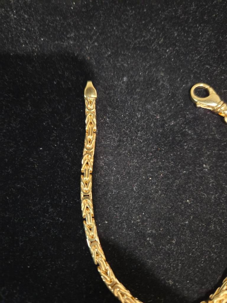 14 k gouden koningsarmband 30,2 gram, Ophalen of Verzenden, Nieuw, Goud, Goud