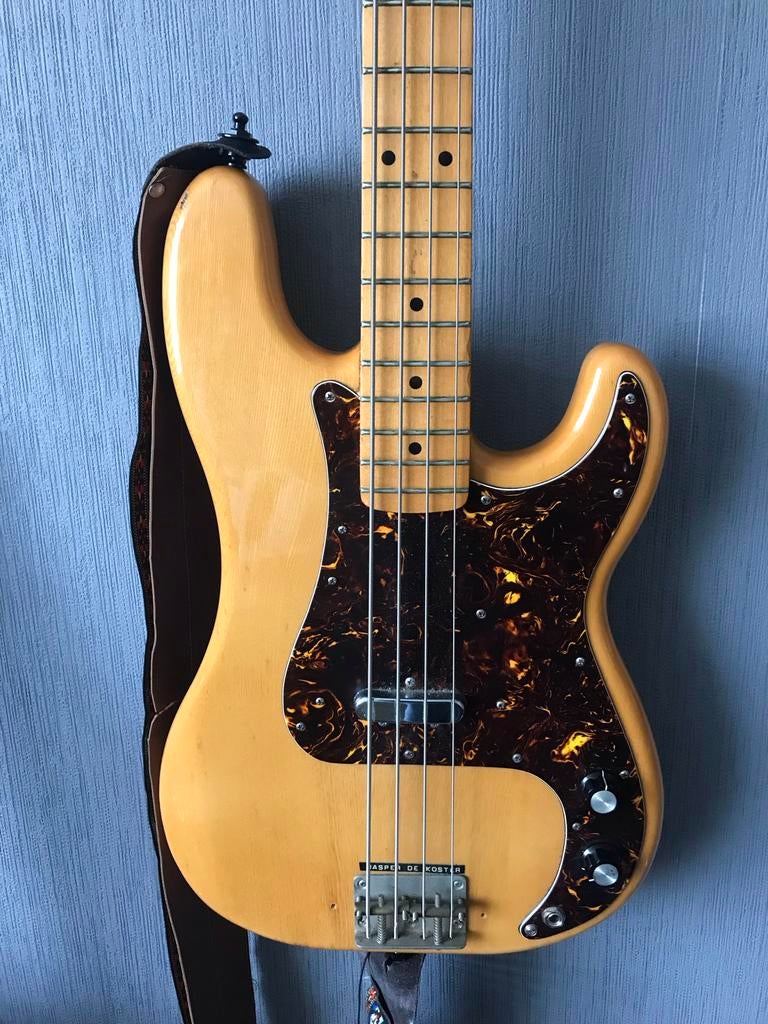 Maya bas (1977) met Telecaster element - Origineel en goed, Ophalen, Gebruikt, Elektrisch