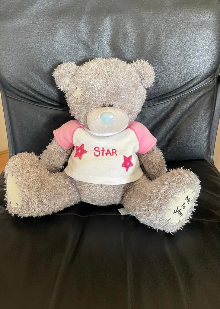 Me To You Tatty Teddy – “STAR” Beer – ca. 30 cm, Verzamelen, Ophalen of Verzenden, Zo goed als nieuw, Stoffen beer, Me To You