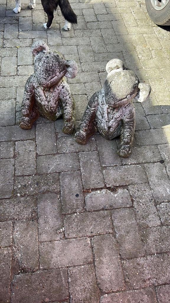 2 beren beelden, Tuin en Terras, Ophalen