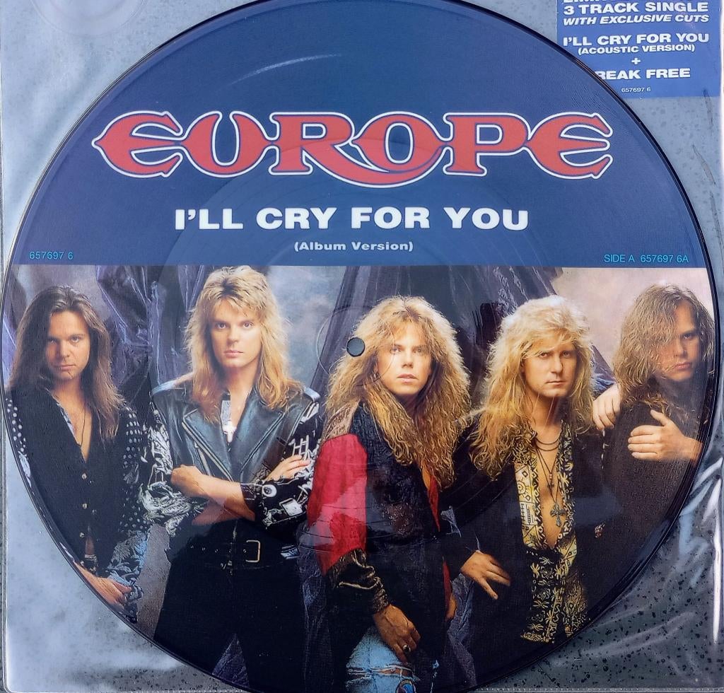 Europe - I'll Cry For You, Maxi-single, Ophalen of Verzenden, Zo goed als nieuw, 12 inch