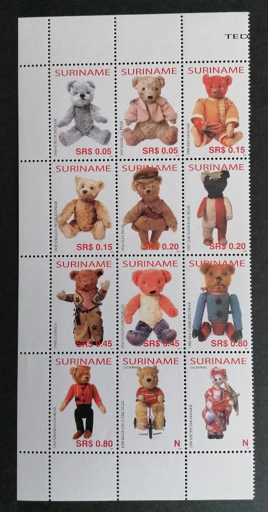 SURINAME - Teddyberen 2005, Verzenden, Postfris