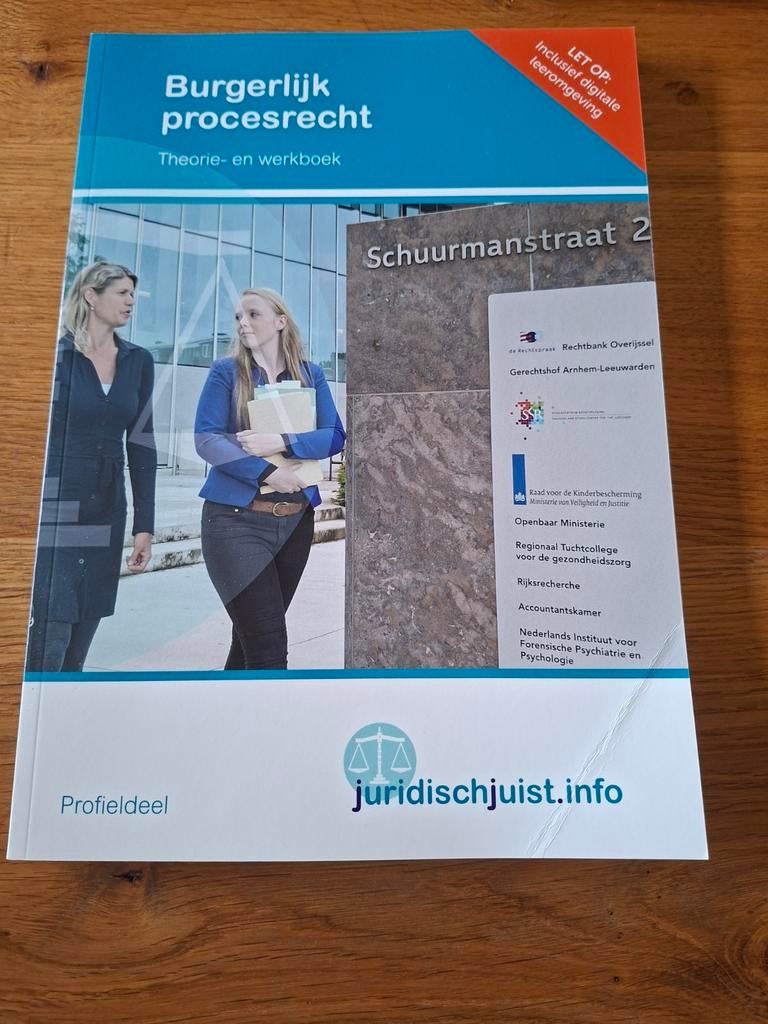 Burgerlijk procesrecht - theorie- en werkboek, Boeken, Maaike Timmer; Lydia Janssen, Ophalen of Verzenden, Zo goed als nieuw, Nederlands
